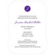Purple Circle Initials Invitations Image 9 of 11